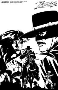 ZORRO #3 VAR D (FORNES B&W)