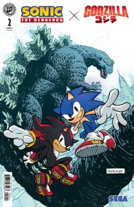 SONIC THE HEDGEHOG X GODZILLA #2 VAR B (CATALAN)