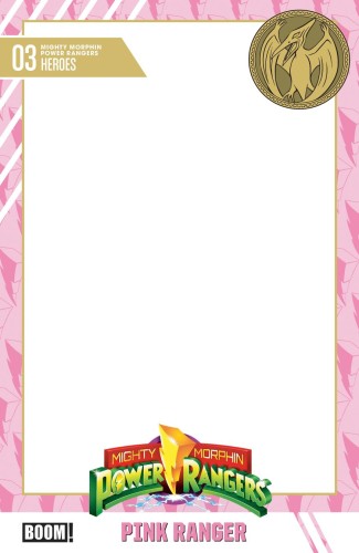 MIGHTY MORPHIN POWER RANGERS (2026) #3 D TRADING CARD BLANK SKETCH VAR