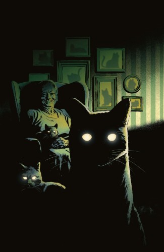 STUFF OF NIGHTMARES: THE CAT IN THE COFFIN #1 C HOMAGE VAR (DRESSED, GORHAM)