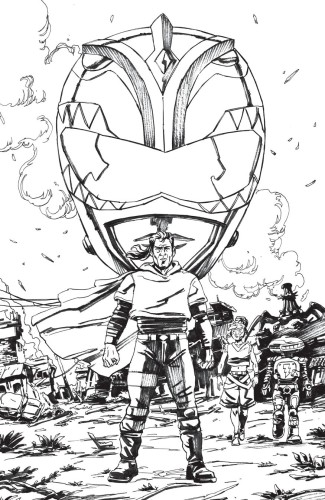 POWER RANGERS GREEN #1 N UNLIMITED VAR (FULL ART, VARGAS)