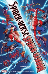 SPIDER-VERSE/SPIDER-GEDDON OMNIBUS GIUSEPPE CAMUNCOLI COVER [NEW PRINTING, DM ONLY] HC