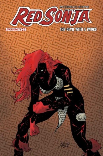 RED SONJA SHE DEVIL WITH A SWORD #3 CVR M PABLO DE BONIS ABSOLUTE HOMAGE VAR