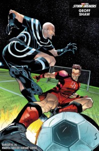 DAREDEVIL #4 GEOFF SHAW MARVEL SOCCER VAR