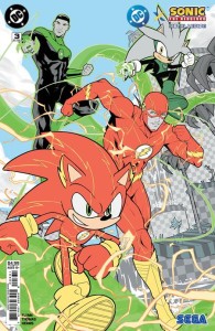 DC X SONIC THE HEDGEHOG THE METAL LEGION #3 (OF 5) CVR C TRAVIS MERCER CARD STOCK VAR
