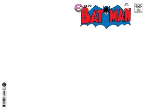 BATMAN #127 FACSIMILE EDITION CVR B BLANK CARD STOCK VAR