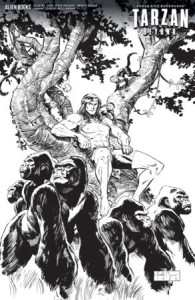 TARZAN BEYOND #2 VARIANT D (BROWN B&W) 