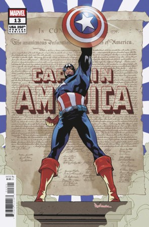 CAPTAIN AMERICA #13 TBD ARTIST 250TH HOMAGE VAR [ARM]