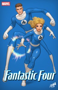 FANTASTIC FOUR #14 DAVID NAKAYAMA COLOR BLOCK BLUE VAR