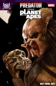 PREDATOR VS. THE PLANET OF THE APES #1 BEN OLIVER FOIL VAR