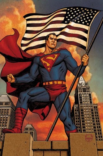 SUPERMAN THE STRANGER #1 (OF 6) CVR B DAVE JOHNSON CARD STOCK VAR