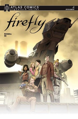 FIREFLY #1 CVR J ROBERT QUINN ATLAS EDITION SIGNED BY MARK RUSSELL