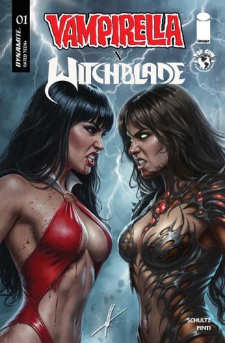VAMPIRELLA X WITCHBLADE SPECIAL #1 (ONE SHOT) CVR E CARLA COHEN VAR