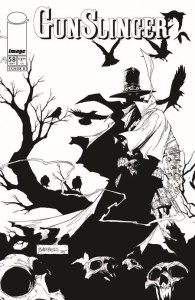 GUNSLINGER SPAWN #58 CVR B CARLO BARBERI B&W VAR