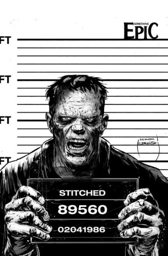 SOMETHING EPIC #15 CVR C SZYMON KUDRANSKI RAW ART VAR