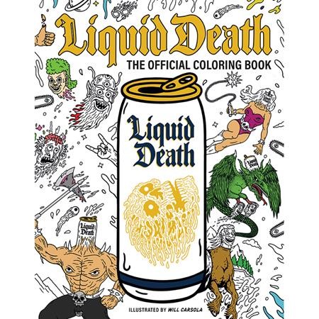 LIQUID DEATH TP THE OFFICIAL COLORING BOOK (9798337403731)