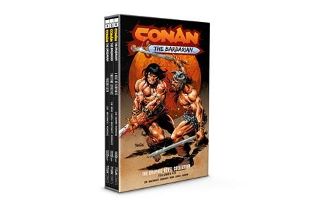 CONAN THE BARBARIAN HC VOL 04-06 SLIPCASE SET DIRECT MARKET EDITION DAN PANOSIAN CVR (9781787748453)