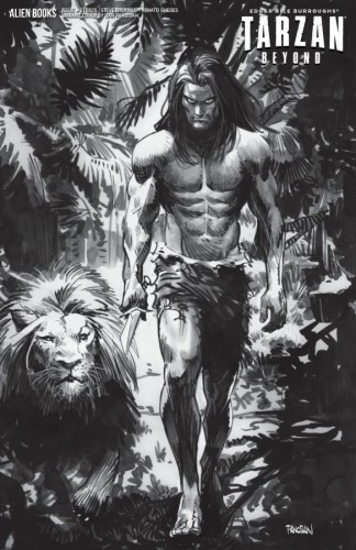 TARZAN BEYOND #3 VARIANT D (PANOSIAN B&W)