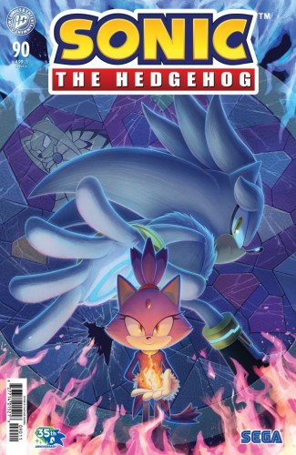 SONIC THE HEDGEHOG #90 COVER A (HAINES)