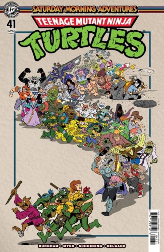 TEENAGE MUTANT NINJA TURTLES: SATURDAY MORNING ADVENTURES #41 VARIANT C (MITCHRONEY)