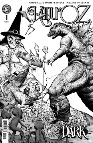 GODZILLAS MONSTERPIECE THEATRE PRESENTS: THE KAIJU OF OZ VARIANT D (AYALA IDW GOES DARK VARIANT)