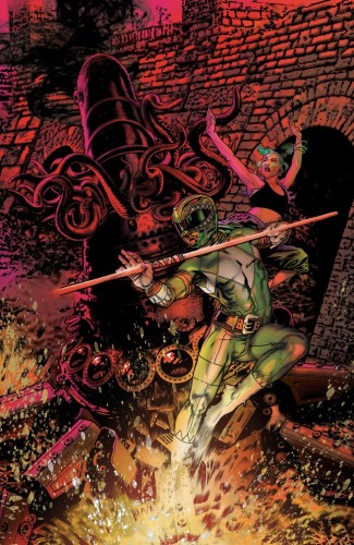 POWER RANGERS GREEN #2 D FOIL VARIANT (FULL ART, FOIL, HARRIS)