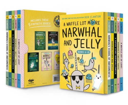 A WAFFLE LOT MORE NARWHAL AND JELLY (HARDCOVER BOOKS 6-10) HC (9781774888834)