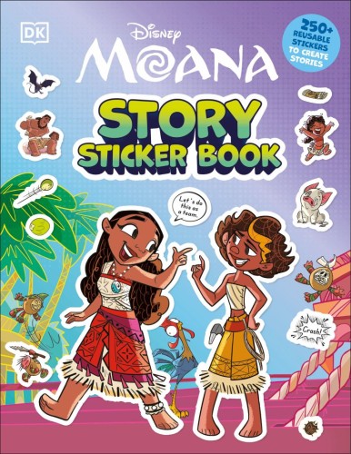 DISNEY MOANA STORY STICKER BOOK TP (9798217311378)