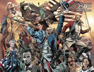 REDCOAT #19 CVR C GARY FRANK USA 250TH ANNIVERSARY WRAPAROUND VAR