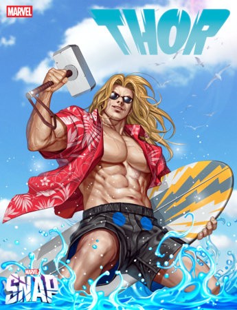 THOR #14 (#800) INHYUK LEE MARVEL SNAP SWIMSUIT VAR