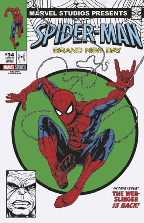 AMAZING SPIDER-MAN #34 ADAM STAFFORD SPIDER-MAN: BRAND NEW DAY MARVEL STUDIOS VAR