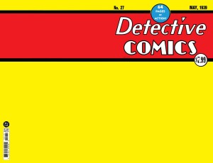 DETECTIVE COMICS #27 FACSIMILE EDITION CVR C BLANK CARD STOCK VAR (2026)