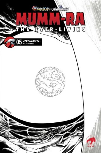 MUMM RA THE EVER LIVING #5 CVR K DECLAN SHALVEY LINE ART VAR