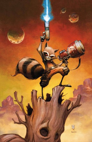 ROCKET RACCON #1 POSTER