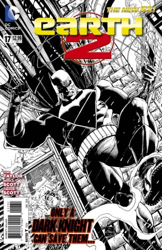 EARTH 2 #17 BLACK & WHITE VAR ED