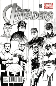 ALL NEW INVADERS #1 CASSADAY SKETCH VAR