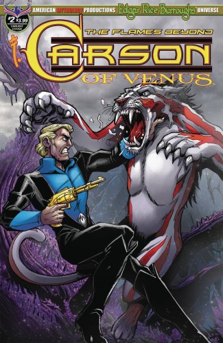 CARSON OF VENUS FLAMES BEYOND #2 PULP HOMAGE CVR