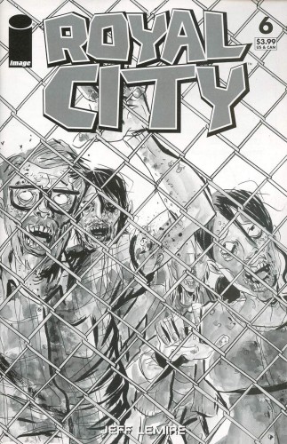 ROYAL CITY #6 CVR D B&W WALKING DEAD #16 TRIBUTE VAR