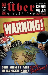 UBER INVASION #7 PROPAGANDA POSTER CVR