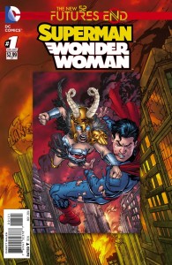 SUPERMAN WONDER WOMAN FUTURES END #1 3D COVER