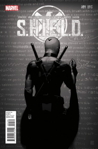 SHIELD #1 DEADPOOL PARTY SKETCH VAR