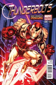 THUNDERBOLTS #8 IRON MAN MANY ARMORS STROMAN VAR