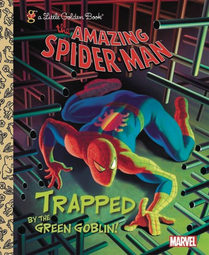 SPIDER MAN TRAPPED BY GREEN GOBLIN LITTLE GOLDEN BK REISSUE (9780307976550)
