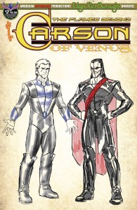 CARSON OF VENUS FLAMES BEYOND #2 LTD ED CHARACTER DESIGN CVR
