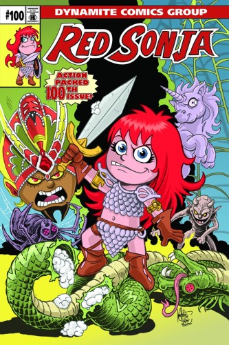 RED SONJA #100 CVR D HAESER VAR