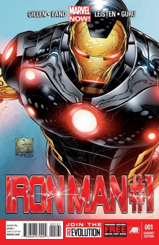 IRON MAN #1 QUESADA VAR NOW