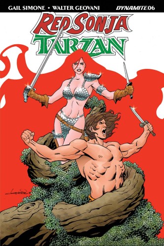 RED SONJA TARZAN #6 CVR C LOPRESTI