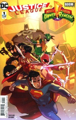 JUSTICE LEAGUE POWER RANGERS #1 (OF 6) 2ND PTG