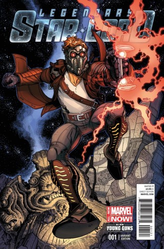 LEGENDARY STAR LORD #1 BRADSHAW VAR