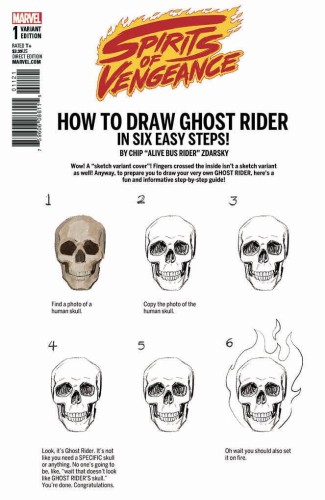SPIRITS OF VENGEANCE #1 (OF 5) ZDARSKY HOW TO DRAW VAR LEG